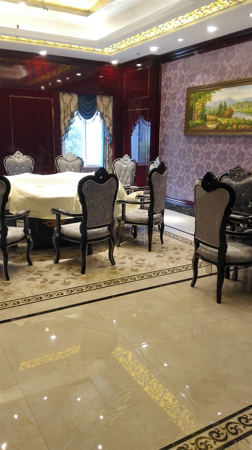 江蘇鹽城東林海岸大酒店包間實(shí)景