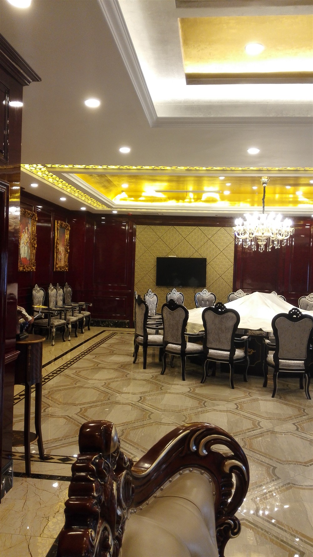 江蘇鹽城東林海岸大酒店包間實(shí)景