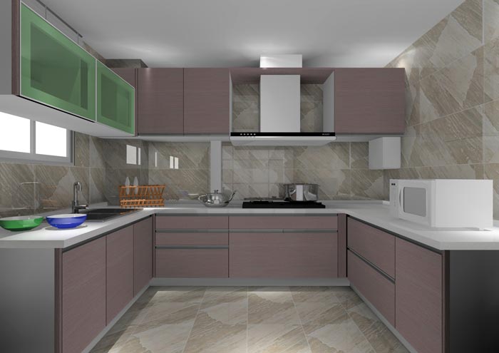 金艾陶家裝:佛山水悅龍灣141㎡簡歐裝修效果鑒賞