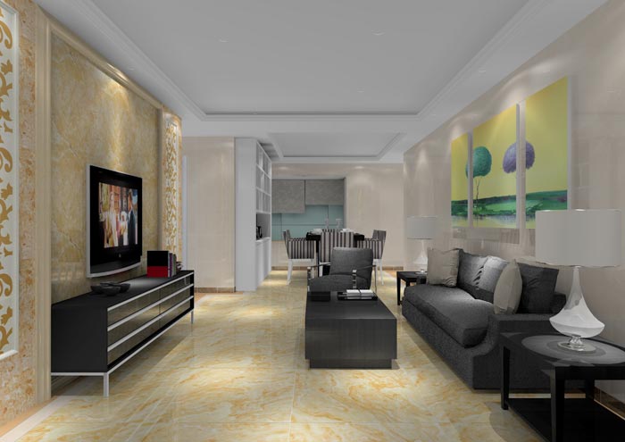 金艾陶家裝：佛山佛山容桂頤澳花園100㎡的現(xiàn)代風(fēng)格裝修鑒賞