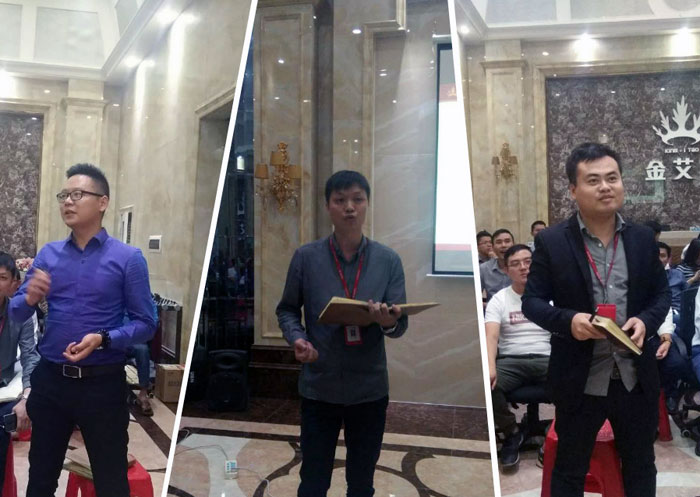 2017年11月2日晚，生命不息，學(xué)習(xí)不止金艾陶法定學(xué)習(xí)日，11月全公司人員學(xué)習(xí)會圓滿結(jié)束，一起分享《干法》，樂于工作，開心生活，即使在苦難中，只要拼命工作，就能帶來不可思議的好運。過好每一天，就是成功之道！